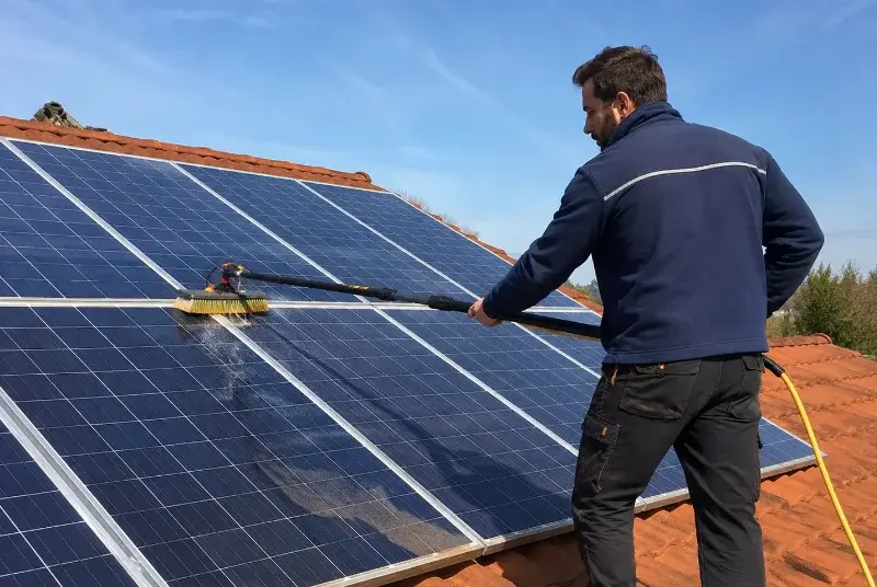 Nettoyage et entretien de panneaux solaires à Izeste
